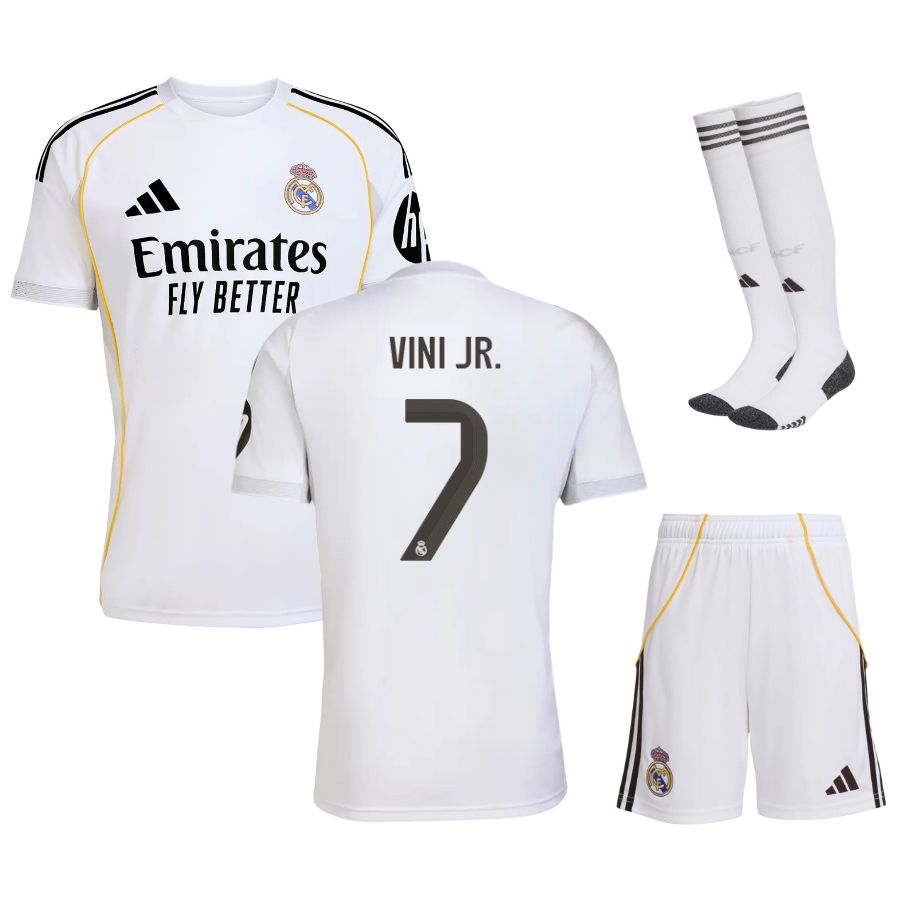 Real Madrid thuisshirtset voor kinderen 2025/26
