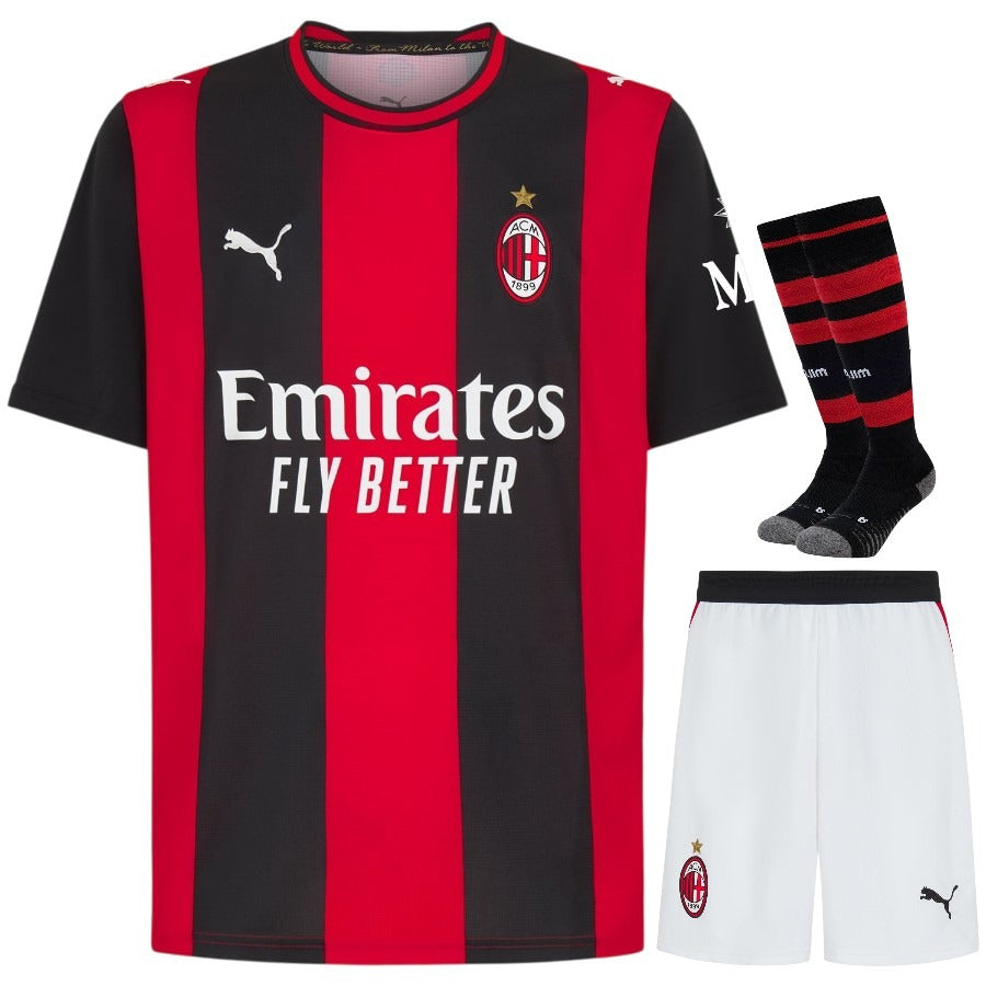 Completo da casa AC Milan per bambino 2026/27