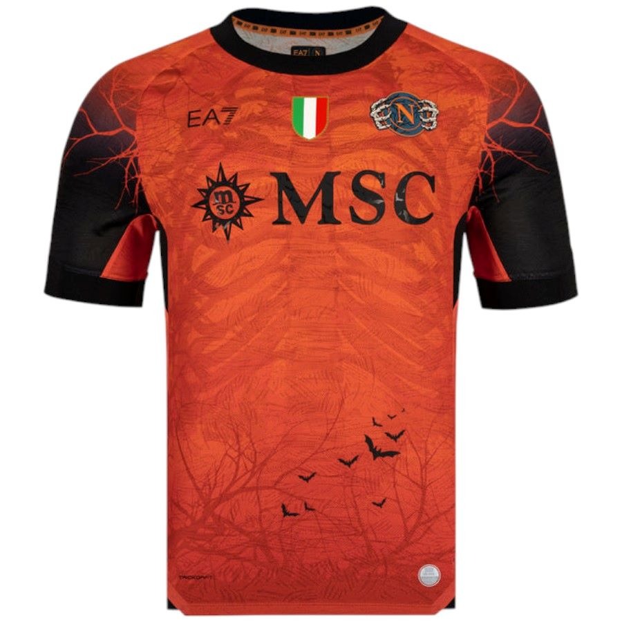 SSC Neapel Trikot für Herren 2025/26 – Halloween-Edition, Orange