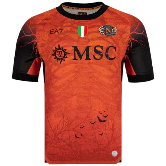 SSC Napoli Shirt for Men 2025/26 – Halloween Edition, Orange