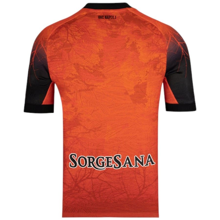 SSC Neapel Trikot für Herren 2025/26 – Halloween-Edition, Orange
