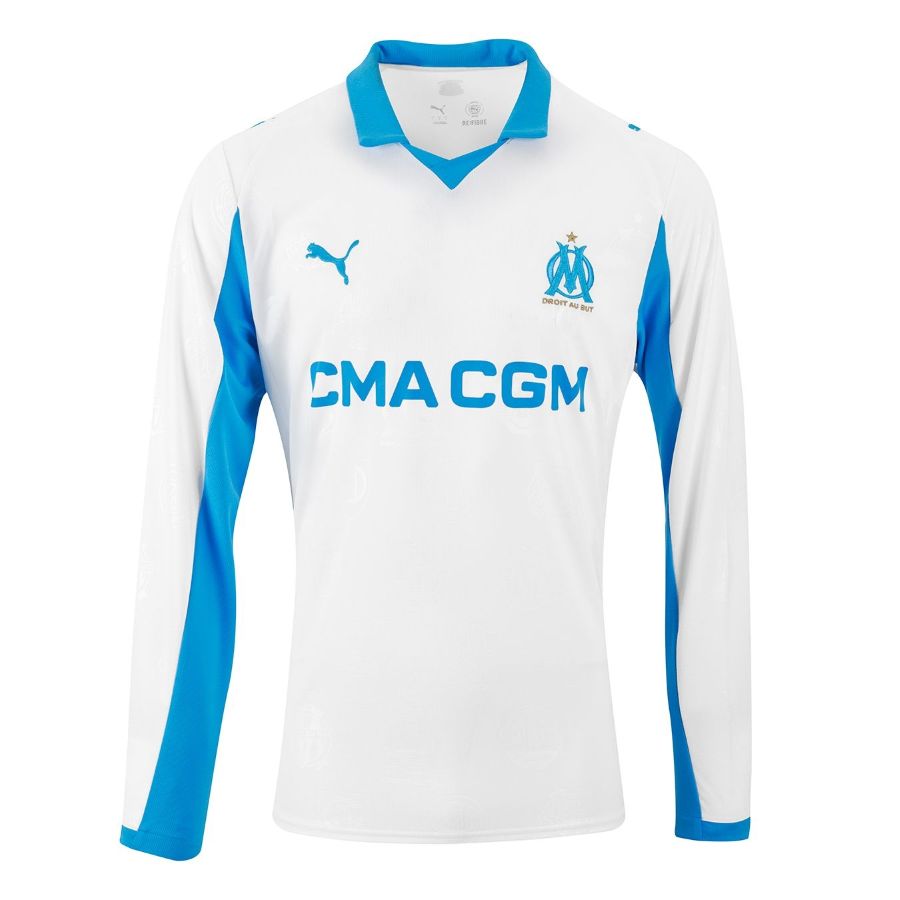 Olympique Marseille – Maillot domicile – 2025/26 – Hommes – Manches longues