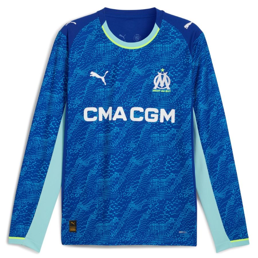 Olympique Marseille – Third Shirt – 2025/26 – Men – Long Sleeve – Blue
