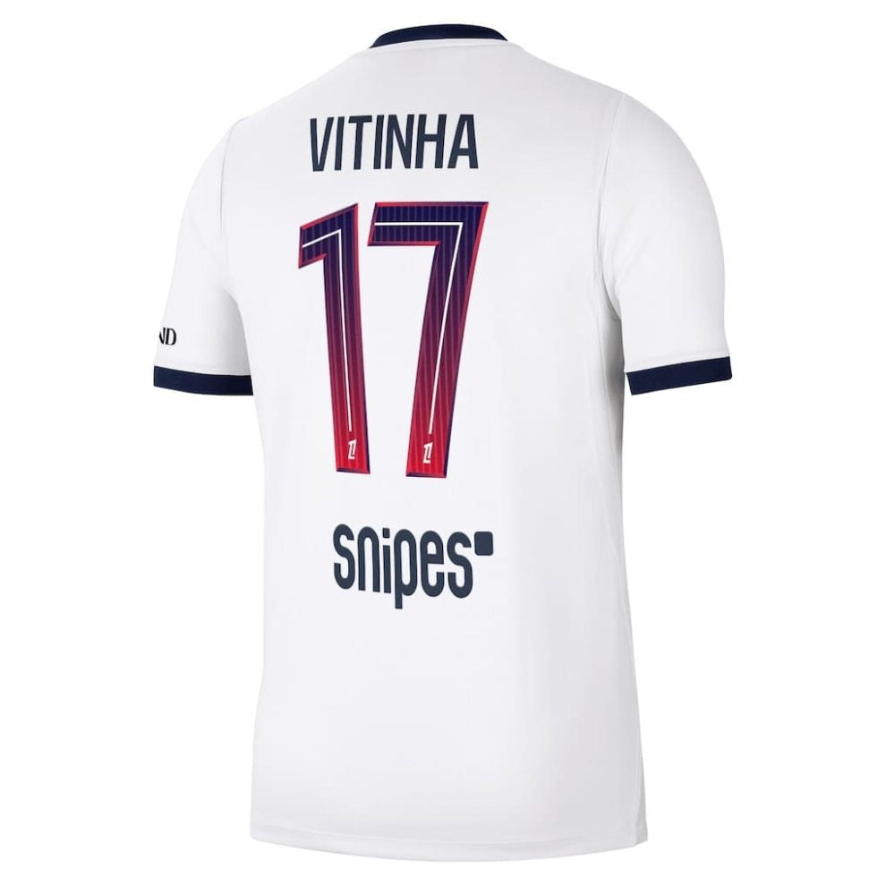 Paris Saint-Germain – Auswärtstrikotset – 2026/27 – Kinder – Vitinha – Weiß