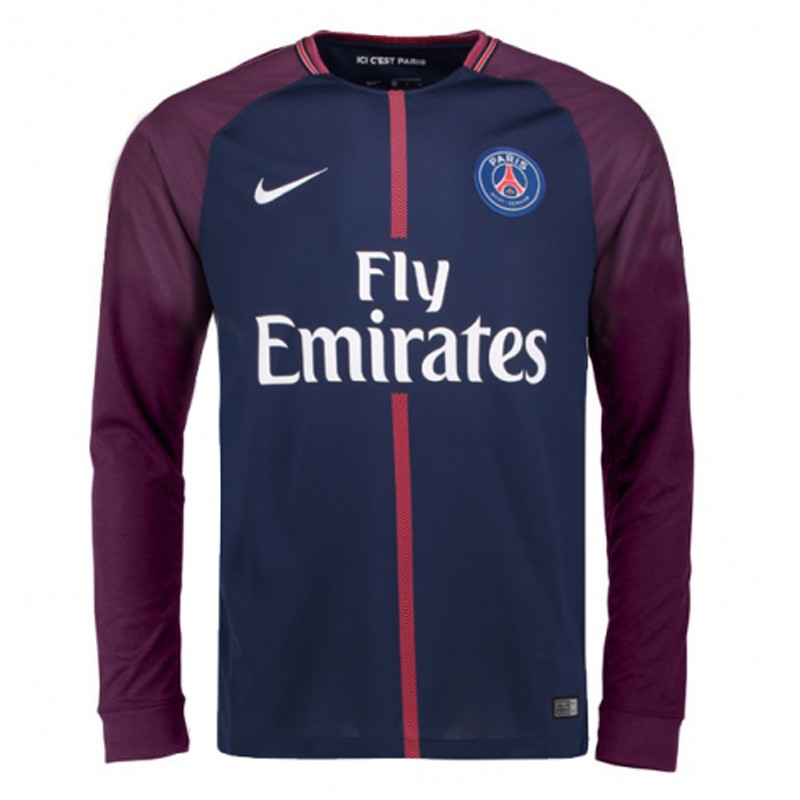 Paris Saint-Germain – Home Kit – 2017/18 – Men – Long Sleeve – Retro Design