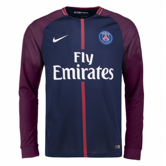Paris Saint-Germain – Home Kit – 2017/18 – Men – Long Sleeve – Retro Design