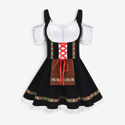 Dirndl für Damen mit ausgestelltem Rock