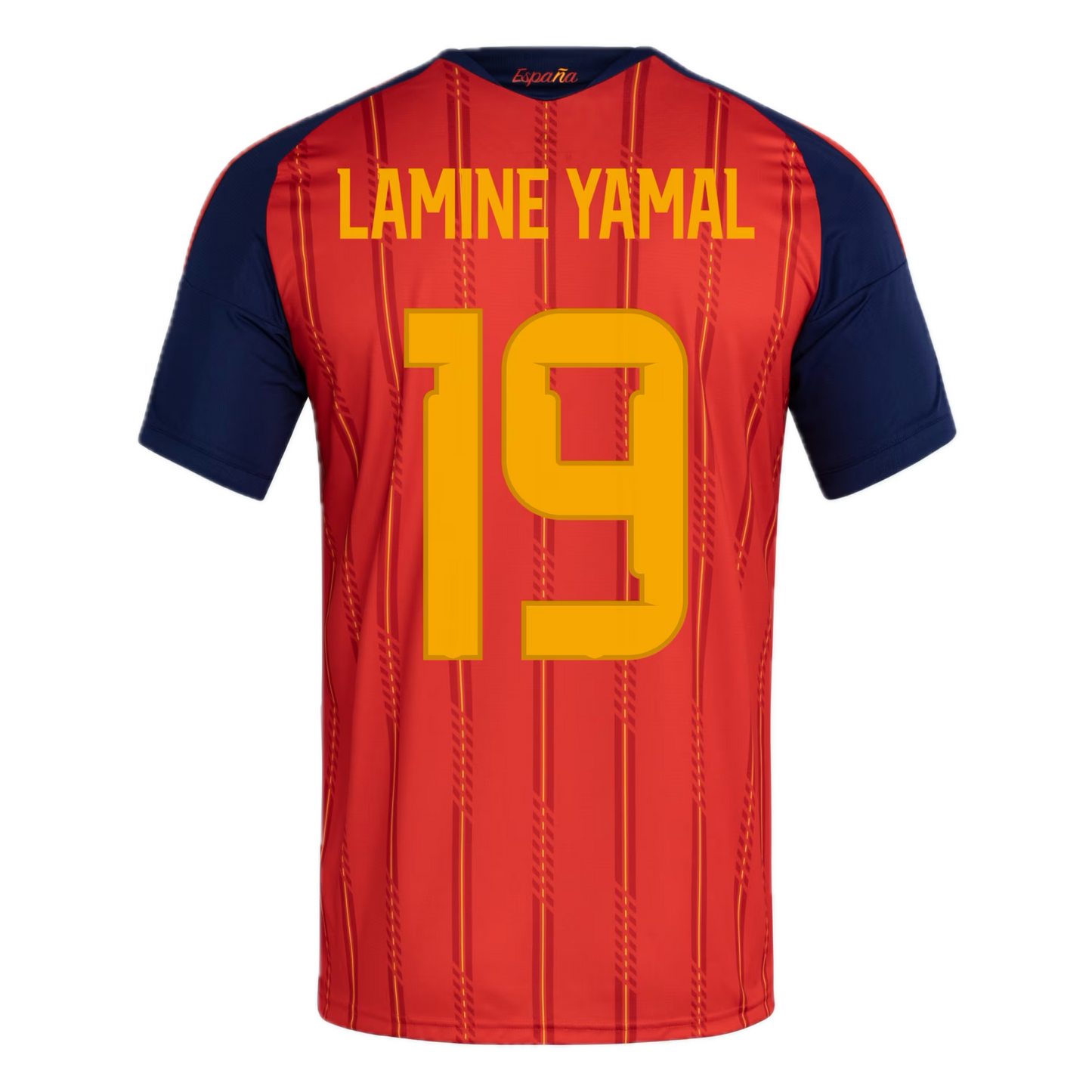 Camiseta local España 2026 LAMINE YAMAL #19 Campeón Mundial 2 Estrellas