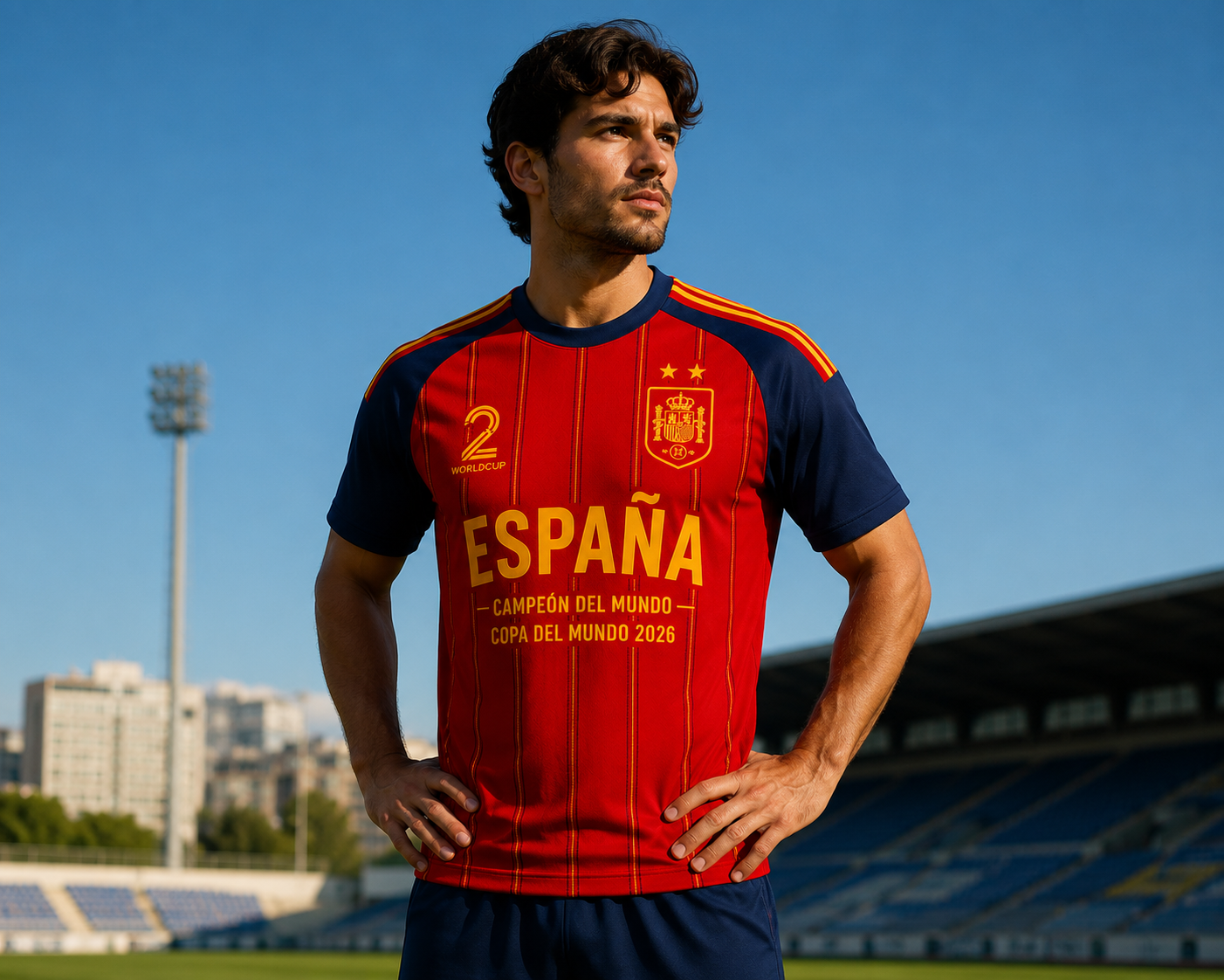 Camiseta España Campeón Mundial 2026