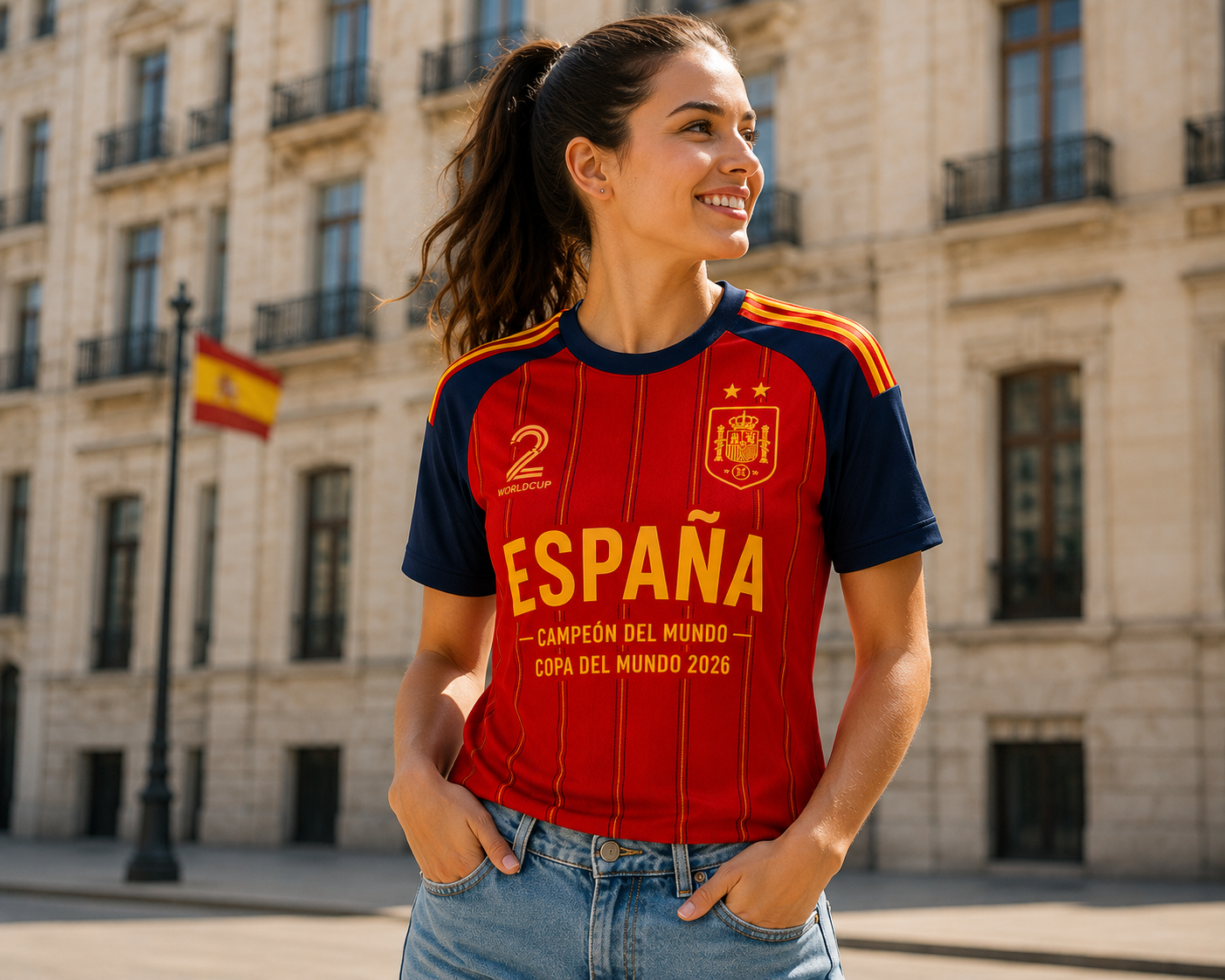 Camiseta España Campeón Mundial 2026