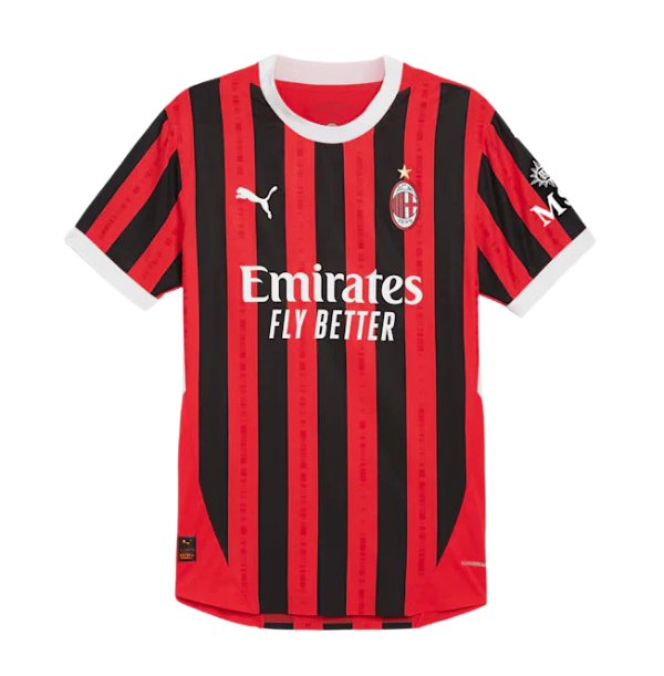 Camiseta de local auténtica AC Milan para hombre 24 / 25