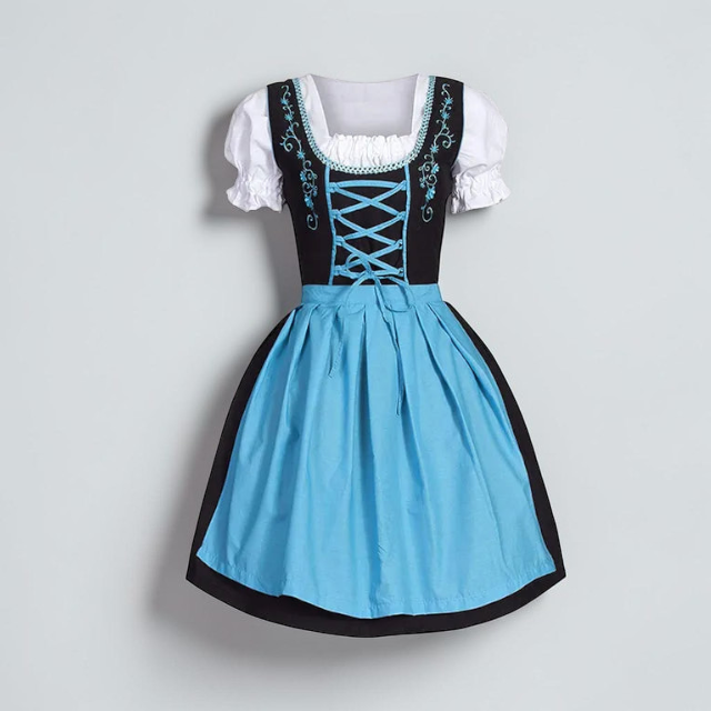 Trachtenkleid für Damen im bayerischen Stil mit Stickerei