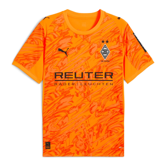 BMG BORUSSIA MÖNCHENGLADBACH Torwarttrikot Herren Orange 25 / 26