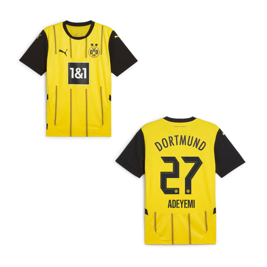 BVB BORUSSIA DORTMUND 2024/25 Home Jersey Men – Player Version – ADEYEMI 27