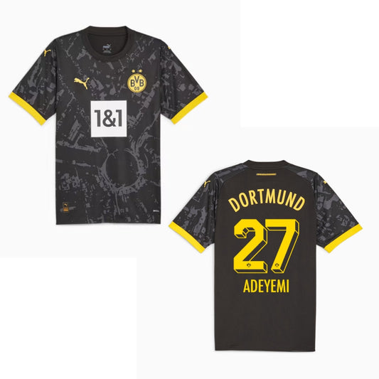 BVB BORUSSIA DORTMUND 2023/24 Away Shirt Men – ADEYEMI 27