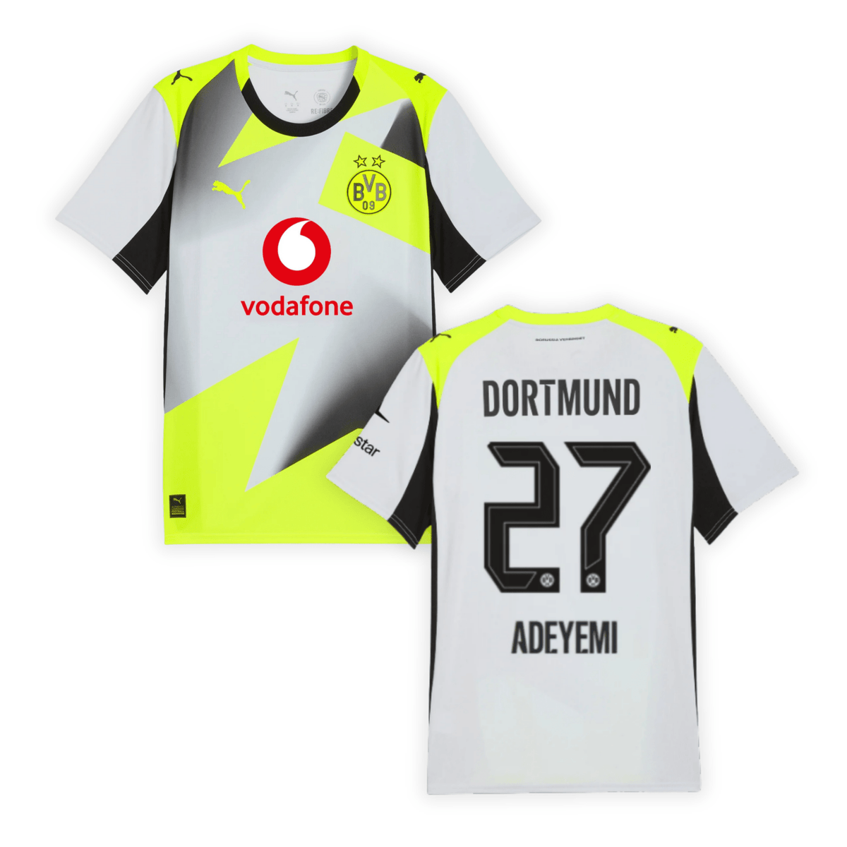 BVB BORUSSIA DORTMUND 2025/26 camiseta de visitante para hombre – ADEYEMI 27