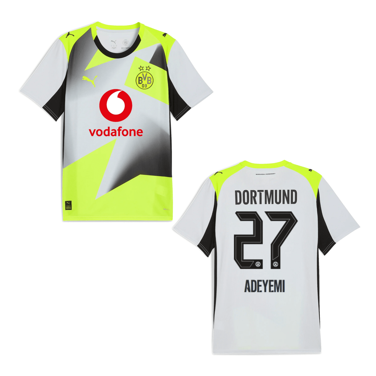 BVB BORUSSIA DORTMUND 2025/26 uitshirt kinderen – ADEYEMI 27