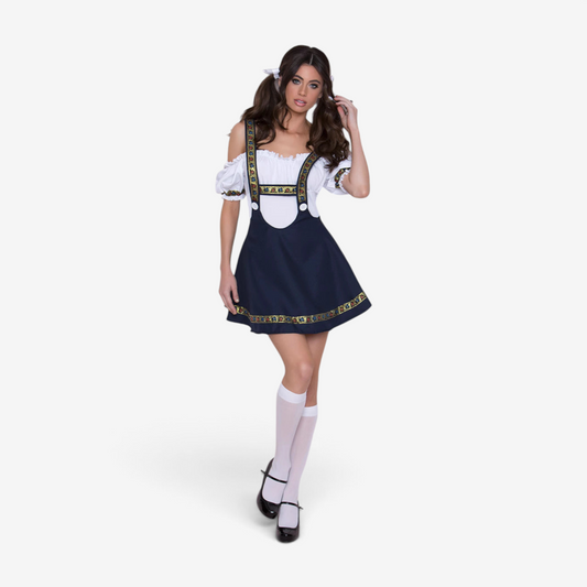 Trachtenkleid für Damen mit Stickereien und Ärmeln