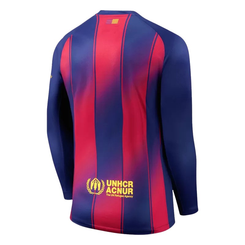 Barcelona 2025/26 home long-sleeve jersey