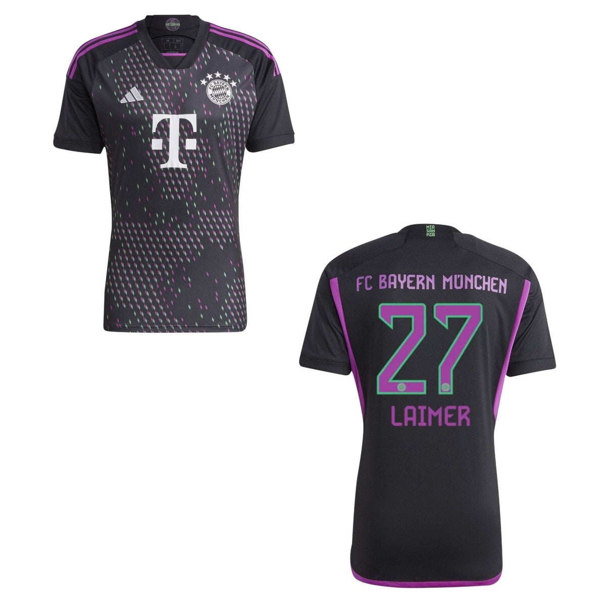 FC BAYERN MÜNCHEN 2023/24 Camiseta visitante masculina - LAIMER 27