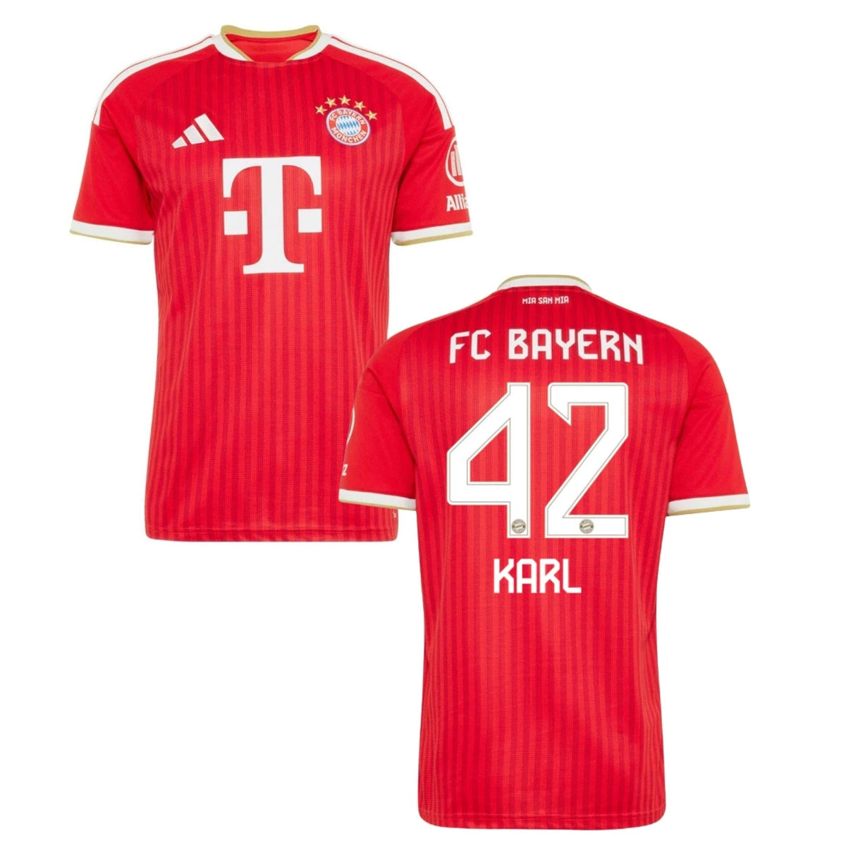 FCB FC BAYERN MÜNCHEN 2026/27 Maglia da casa bambino – KARL 42
