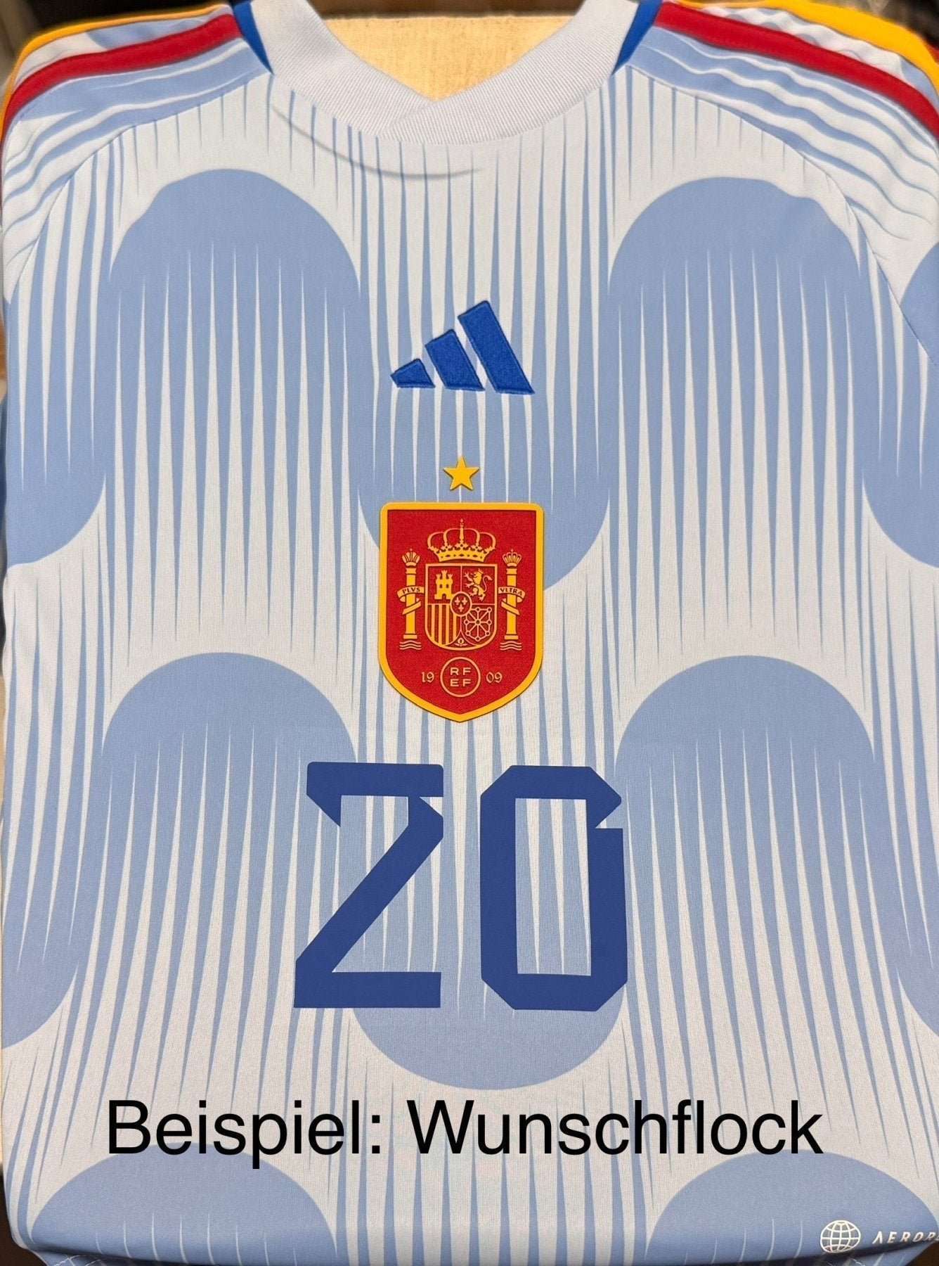FEF SPANIEN AUTHENTISCH Auswärts Trikot Herren WM 2022