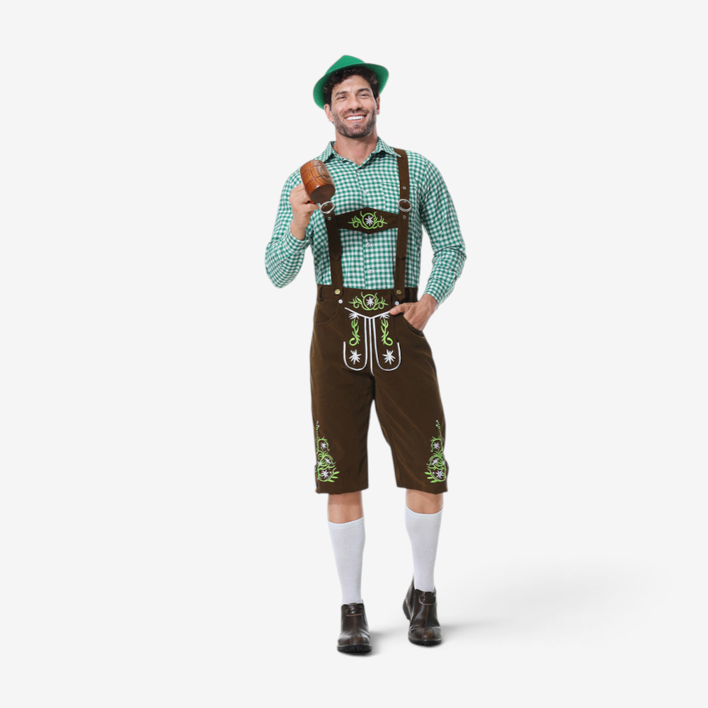 Trachtenhose für Herren mit kunstvoller Stickerei