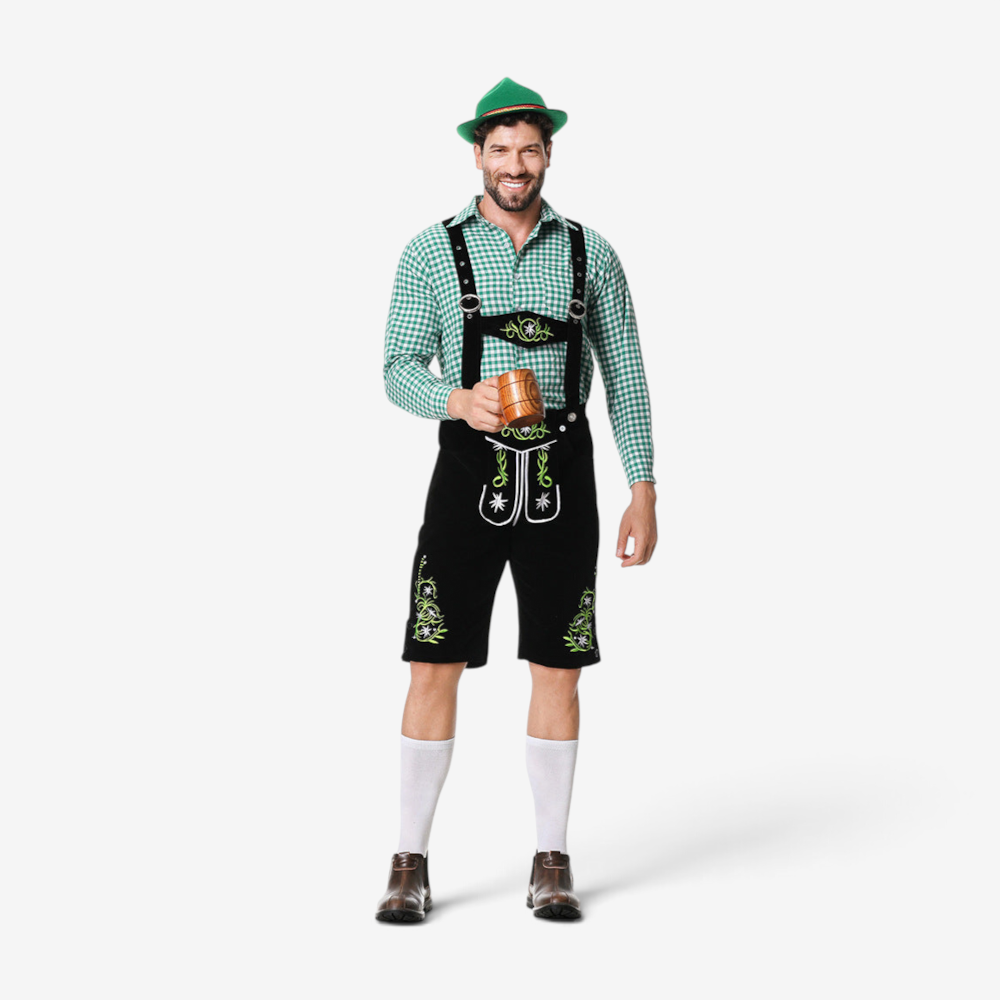Trachtenhose für Herren mit kunstvoller Stickerei