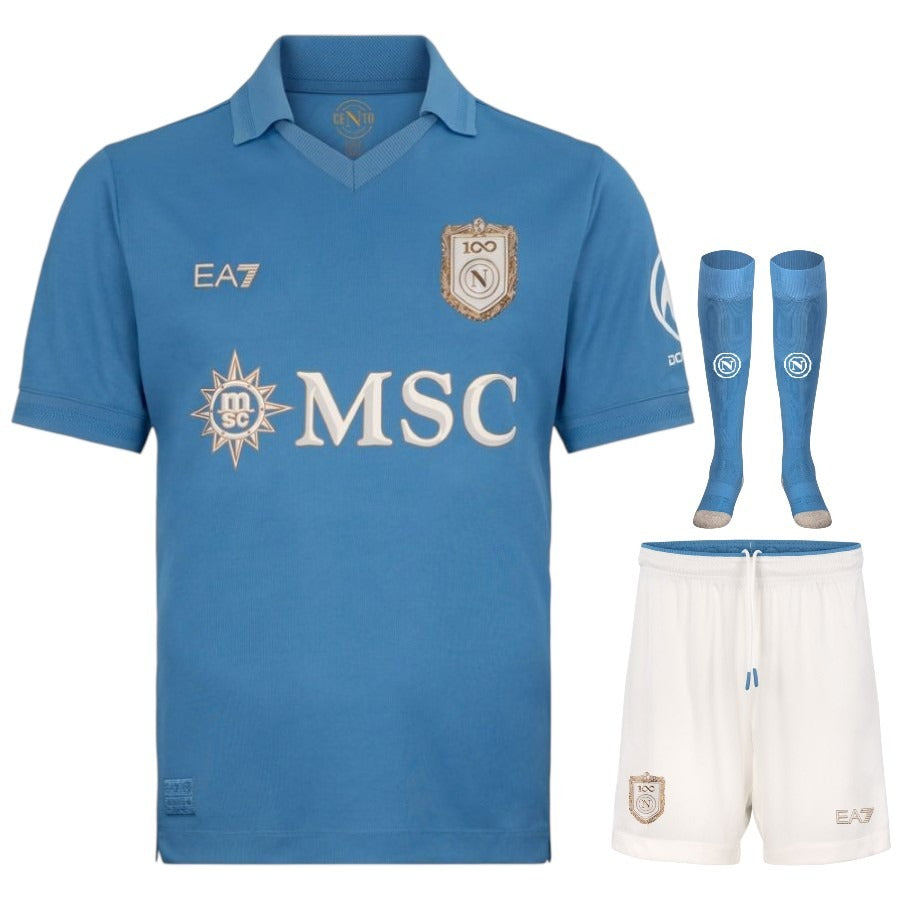 SSC Napoli thuisshirtset Lukaku voor kinderen 2026/27