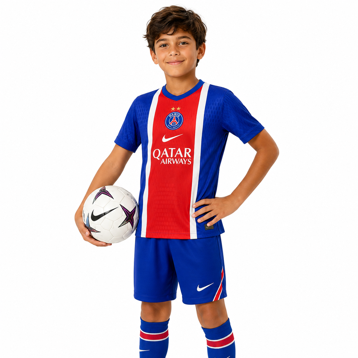 Paris Saint-Germain – Thuisshirt – 2026/27 – Kinderen – 2 sterren