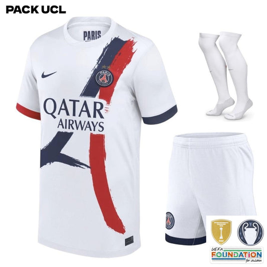 Paris Saint-Germain – Away Shirt Set – 2025/26 – Kids' – 2 Stars – Champions League Edition