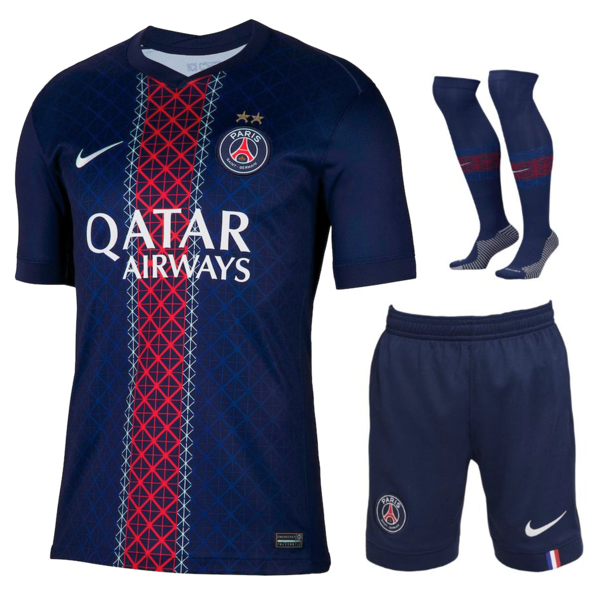 Paris Saint-Germain – Set maglia home – 2025/26 – Bambini – 2 stelle