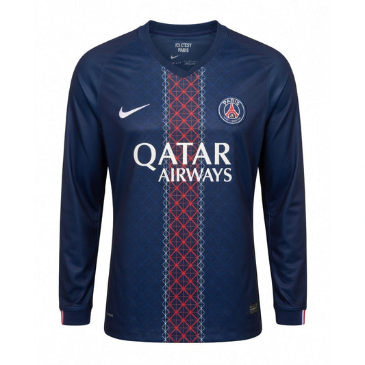 Paris Saint-Germain – Home Shirt – 2025/26 – Men – Long Sleeve