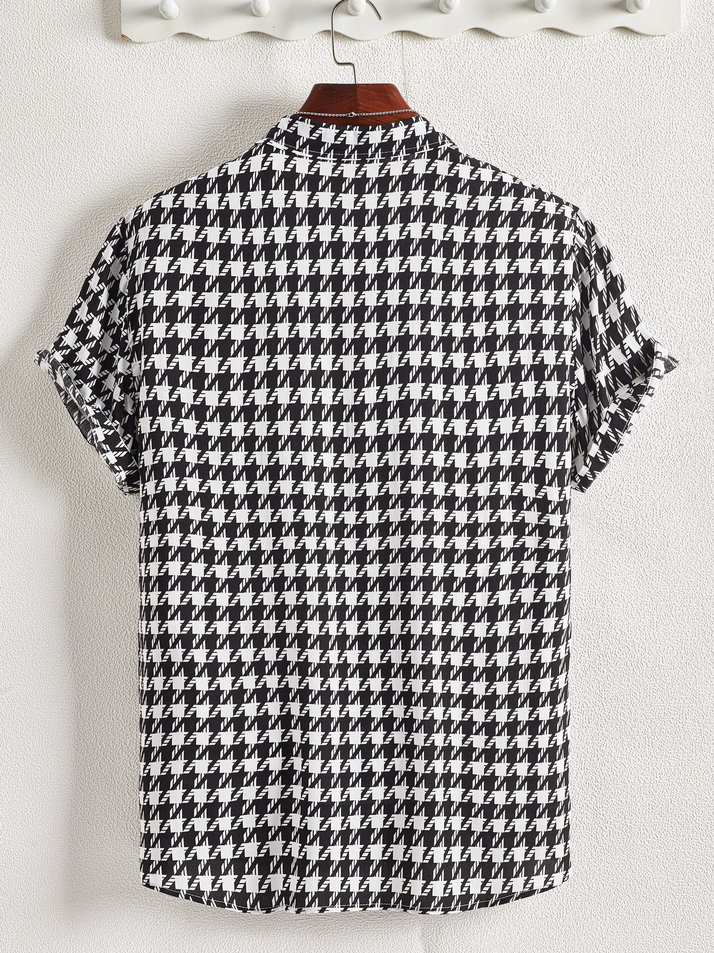 Monte Carlo Hahnentritt Button-Up