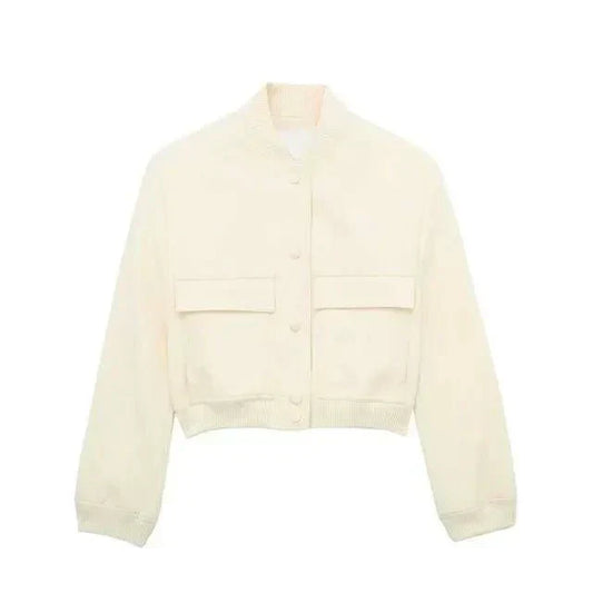 Gekürzte Bomberjacke für Frauen | Moderner Stil