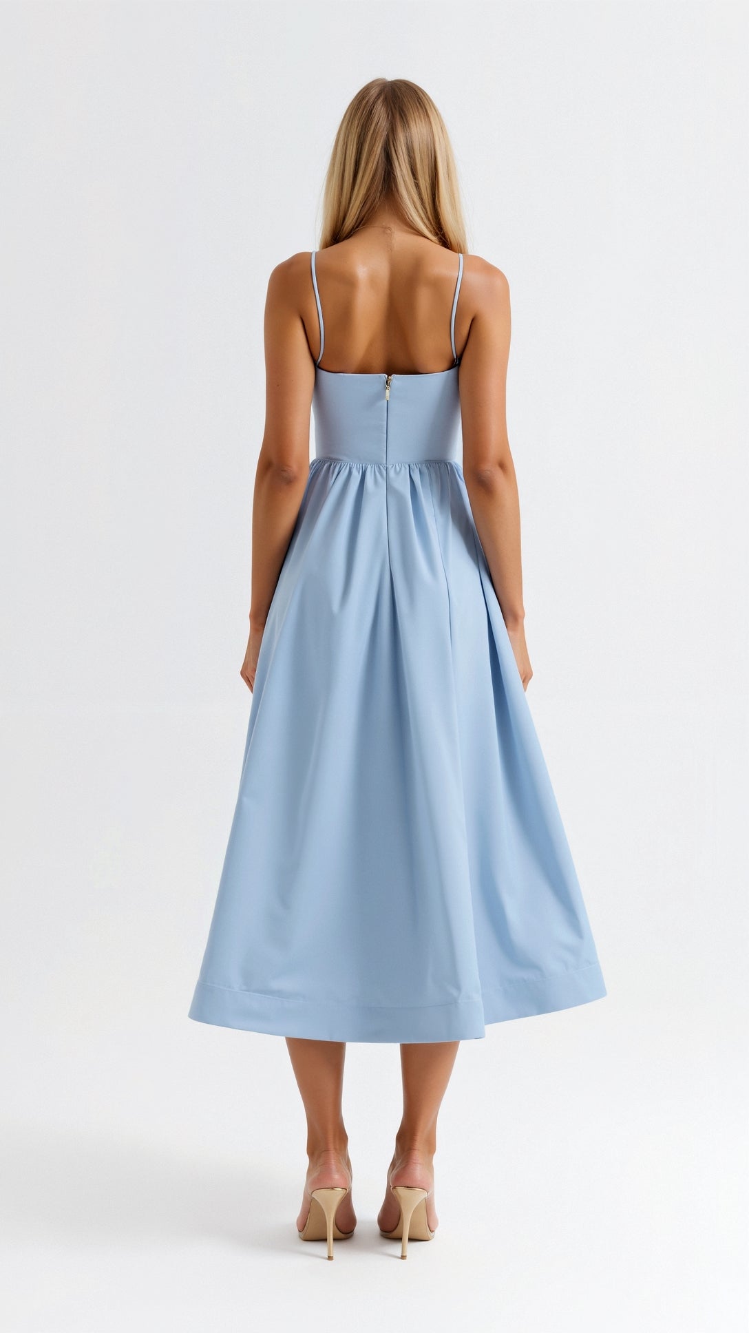 Fließendes Midi-Kleid für Damen | Mühelose Eleganz