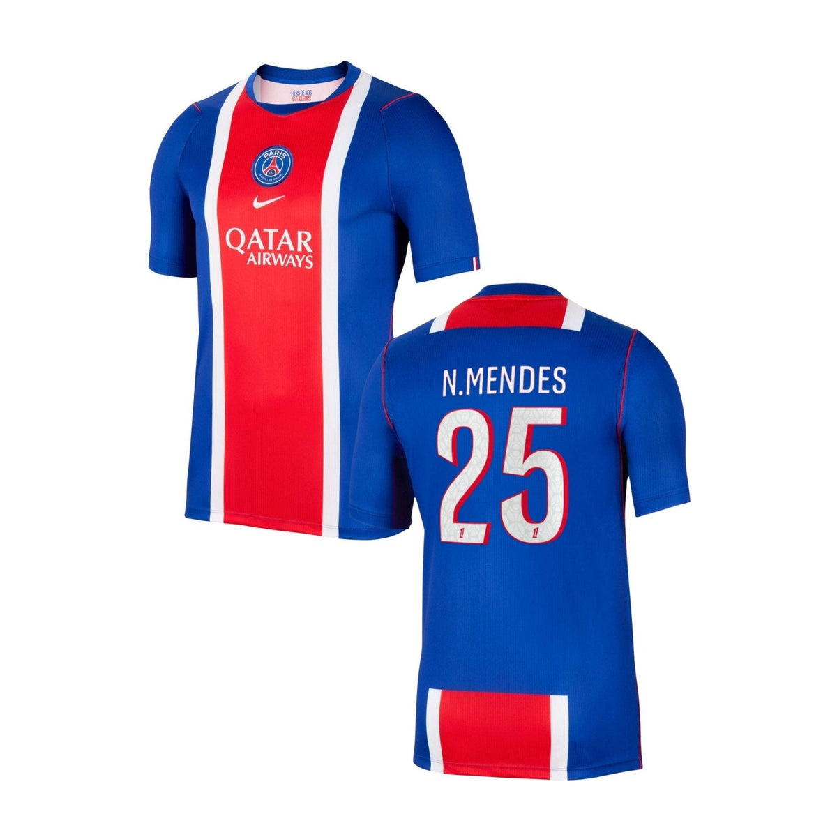 PSG PARIS SAINT-GERMAIN 2026/27 Maillot domicile homme – N. MENDES 25