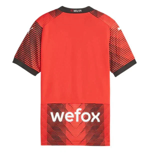 Camiseta auténtica local del AC Milan para hombre 23 / 24