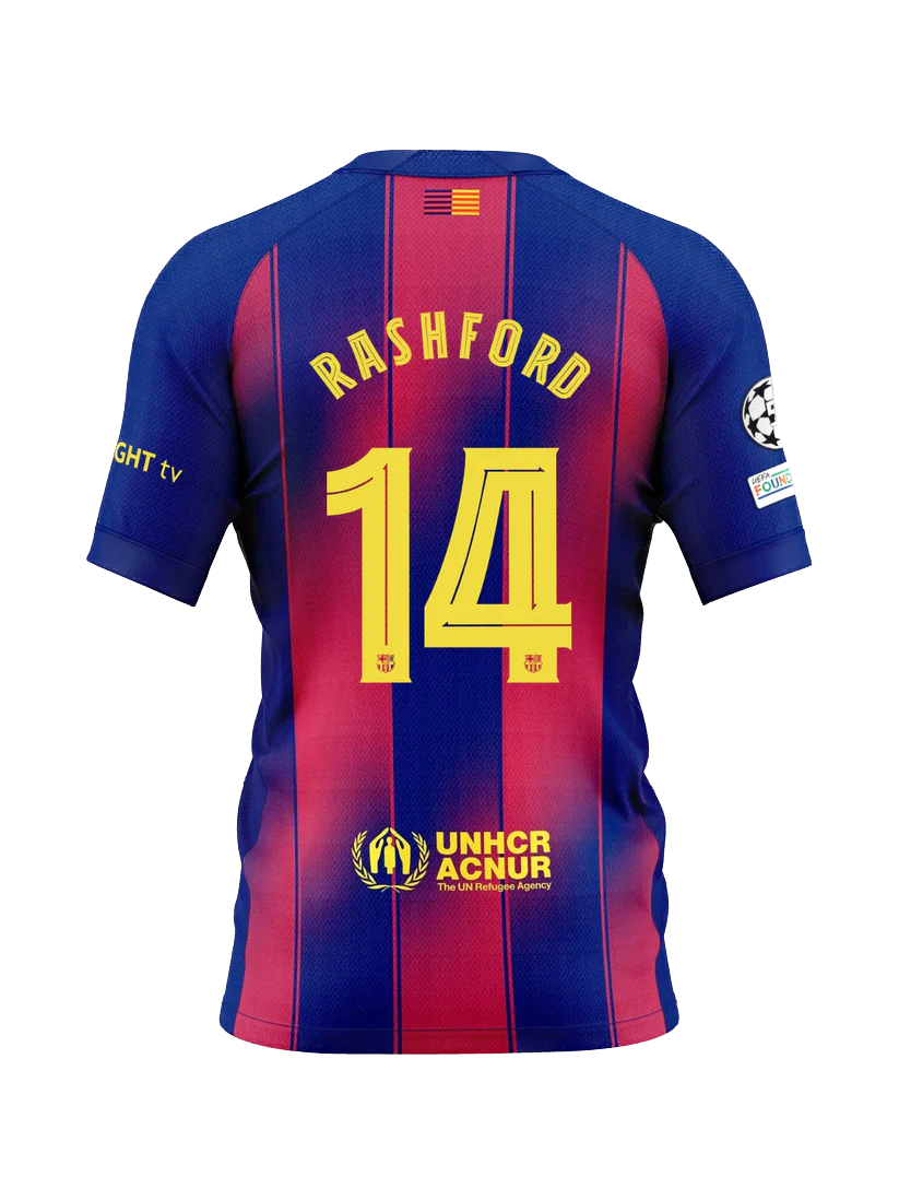 Camiseta de local del Barcelona 2025/26 RASHFORD 14