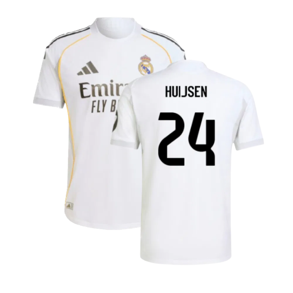 Real Madrid 2025/26 Huijsen 24 Home Shirt