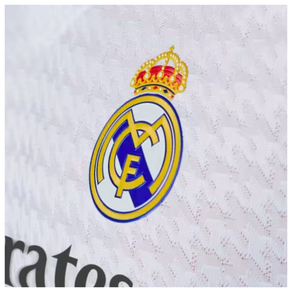 2024/25 Real Madrid Spieler Langarm-Heimtrikot