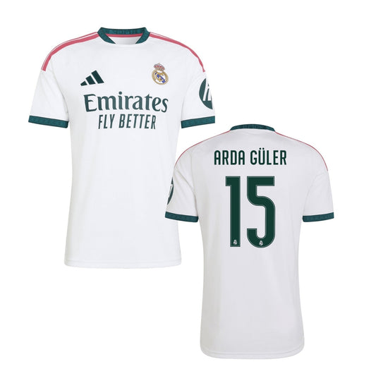 REAL MADRID 2026/27 Home Shirt Men's – Player Version – ARDA GÜLER 15