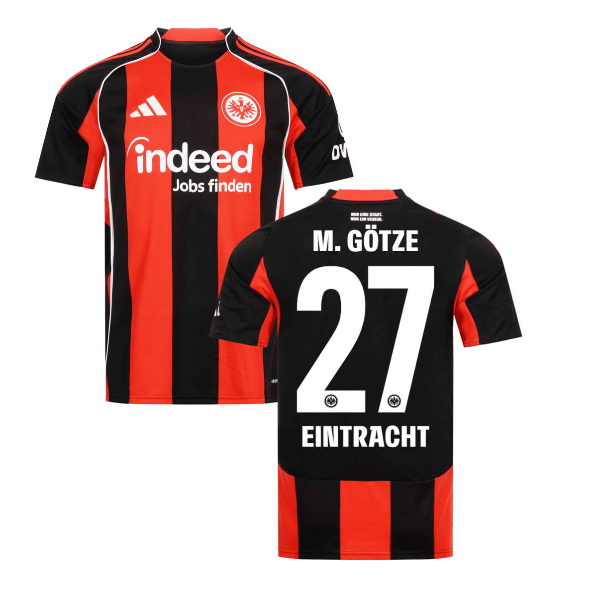 SGE EINTRACHT FRANKFURT 2025/26 Maillot domicile enfant – M. GÖTZE 27