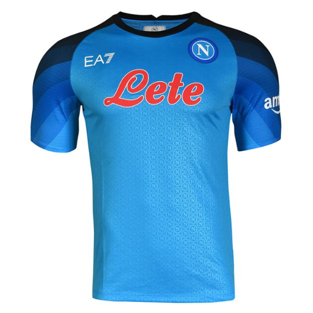 SSC NAPELS Thuisshirt Heren UEFA Champions League 22 / 23