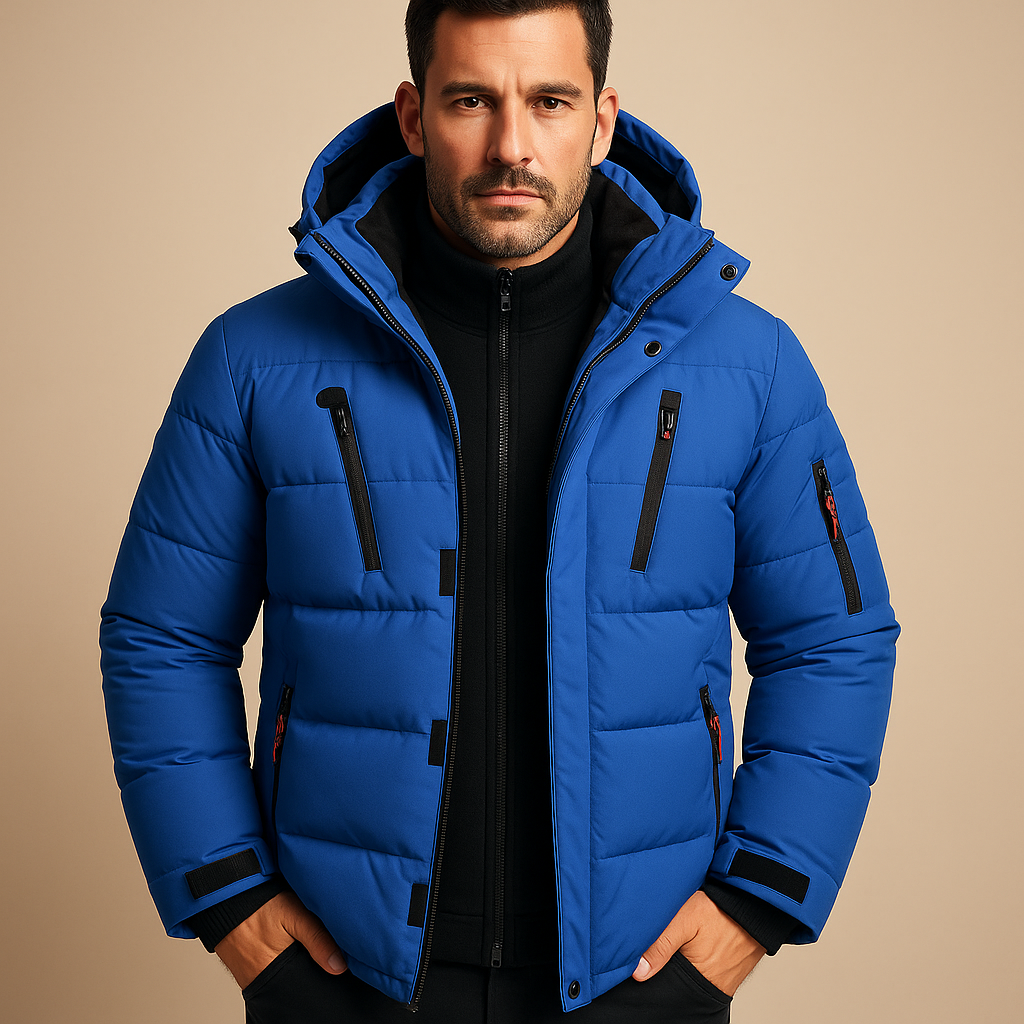 Wasserdichte Winterjacke mit warmer Fütterung für Männer | Joris