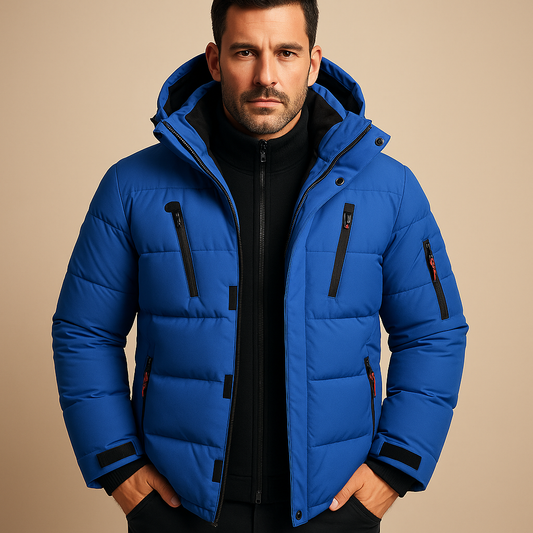 Wasserdichte Winterjacke mit warmer Fütterung für Männer | Joris